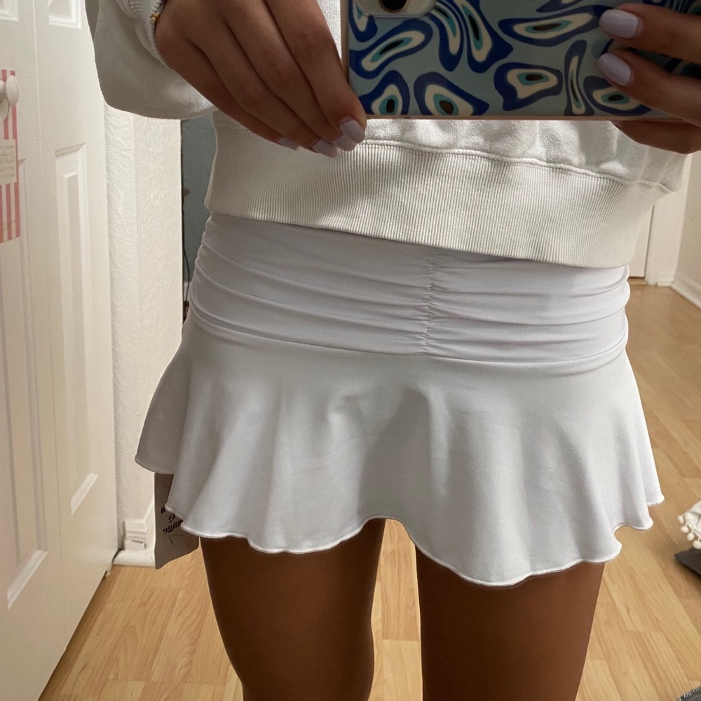 White Spandex Skirt